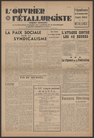 n°25, mai 1938