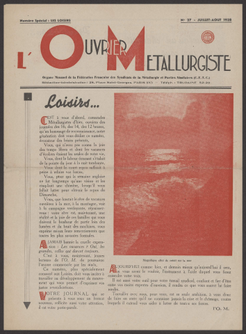 n°27, juillet 1938