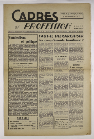 n°35 de février 1950