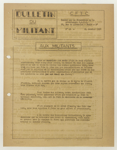 n°41, 24 janvier 1950