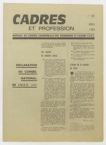 n°232 de avril 1969