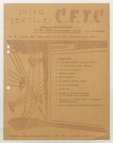 n°1, janvier 1963