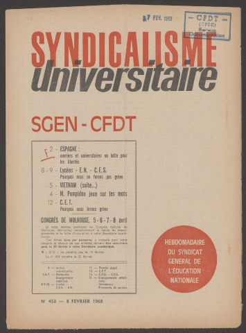 n°453, 8 février 1968