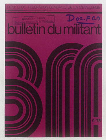 n°9/75 ou n°423, novembre 1975