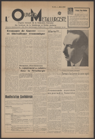 n°36, mai 1939