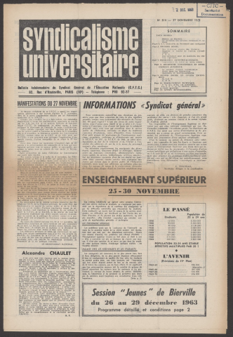 n°314, 27 novembre 1963