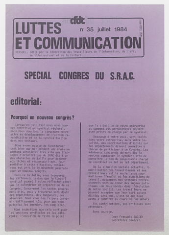n°35 de juillet 1984