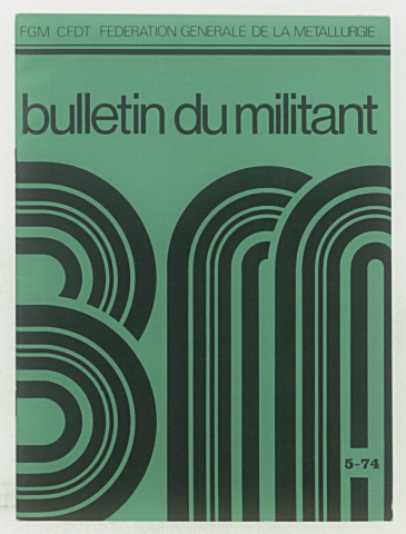 n°5-74 ou n°396, mai 1974