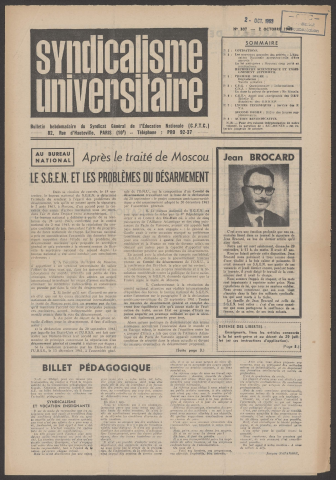 n°307, 2 octobre 1963