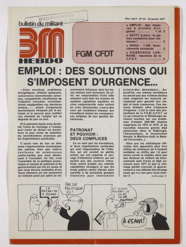 n°43, 25 janvier 1977
