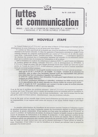n°10 de juin 1979