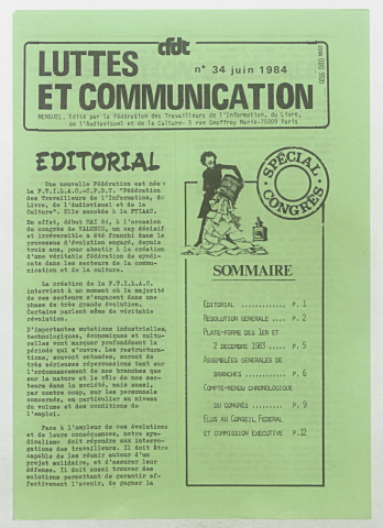 n°34 de juin 1984