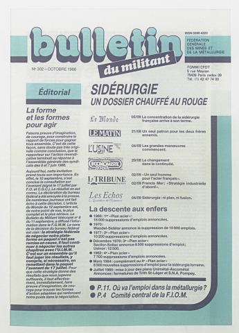 n°302, octobre 1986