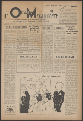 n°35, avril 1939