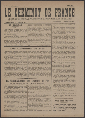 n°5, juin 1919