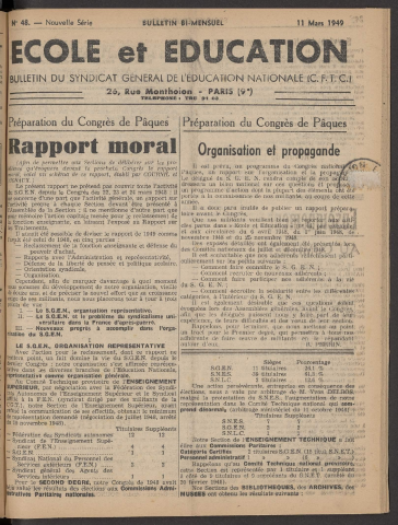 n°48, 11 mars 1949