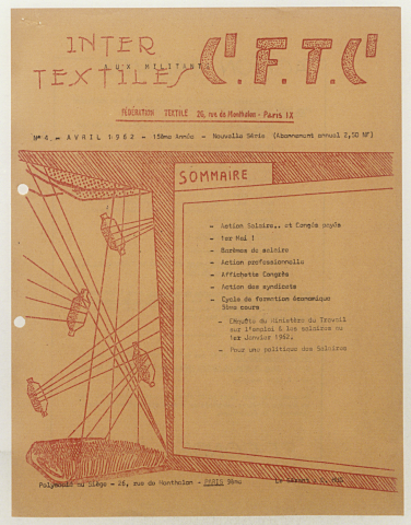 Intertextile n°4, avril 1962