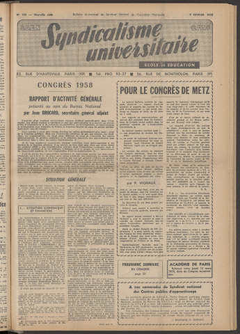 n°193, 7 février 1958