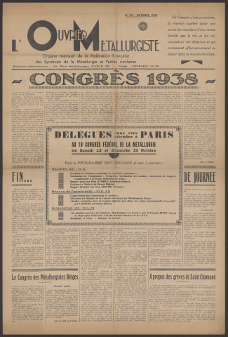 n°29, octobre 1938
