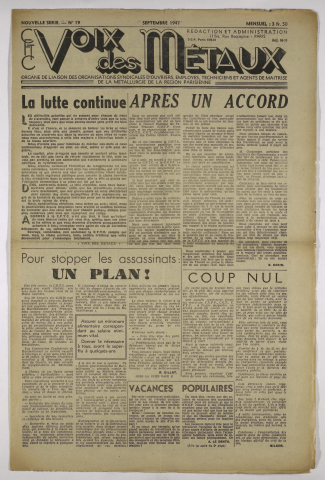 n°19, septembre 1947