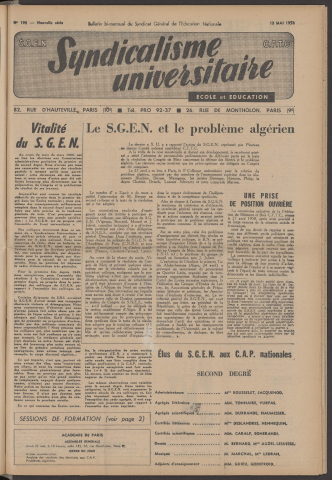 n°198, 13 mai 1958