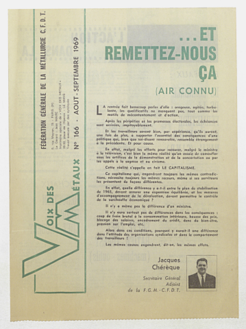n°166, août-septembre 1969