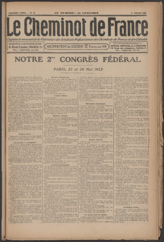 n°55, 1 juillet 1922