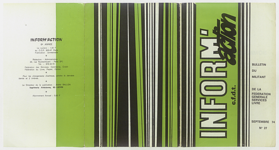 n°27 de septembre 1974