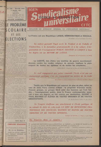 n°159, 9 novembre 1955