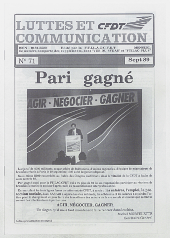 n°71 de septembre 1989