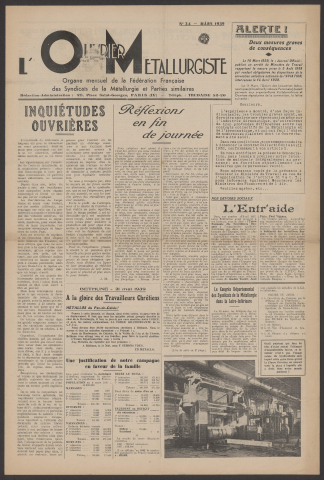 n°34, mars 1939