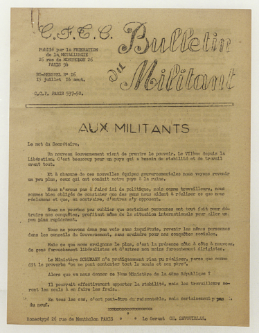 n°16, 15 juillet 1948