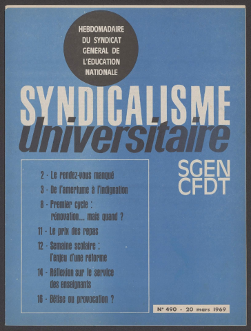 n°490, 20 mars 1969