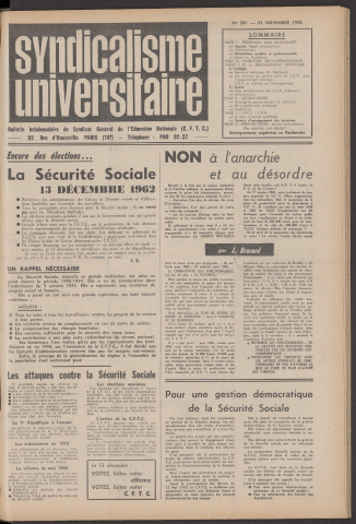 n°281, 21 novembre 1962