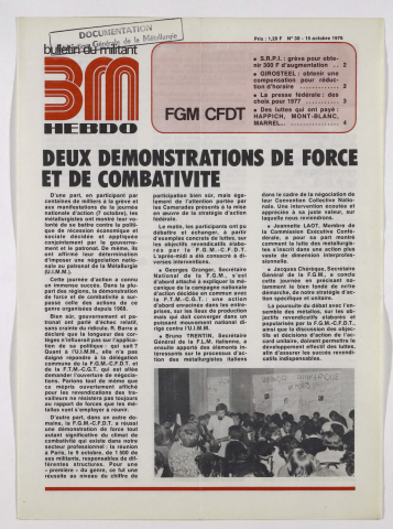 n°30, 15 octobre 1976