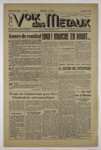 n°32, janvier 1949