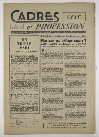 n°157 de décembre 1961