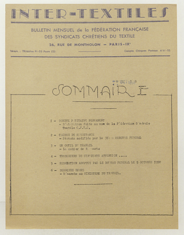 n°spécial, octobre 1958