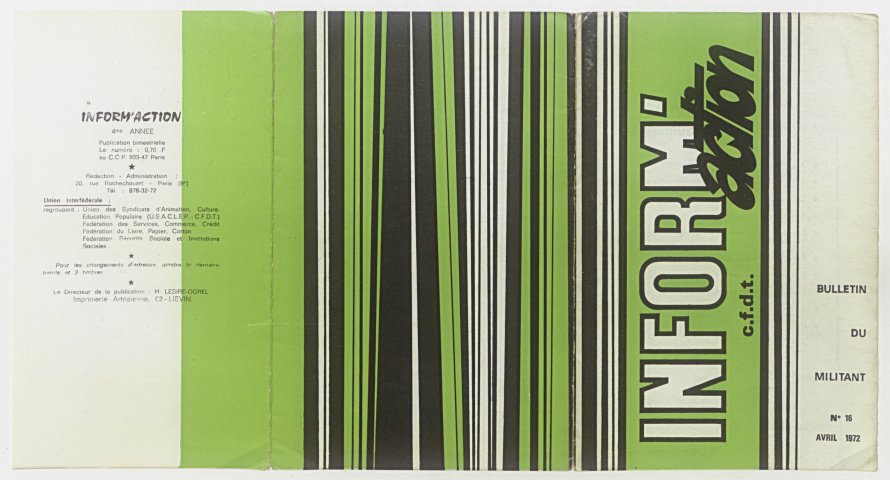 n°16 d'avril 1972