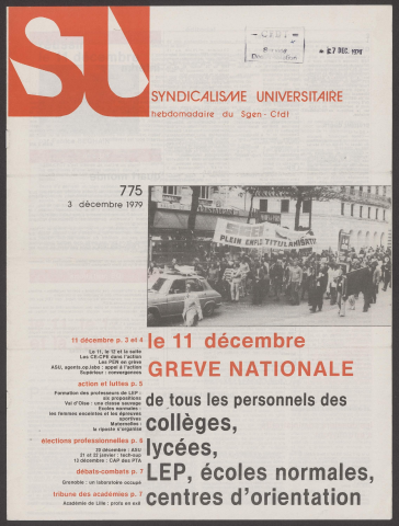 n°775, 3 décembre 1979