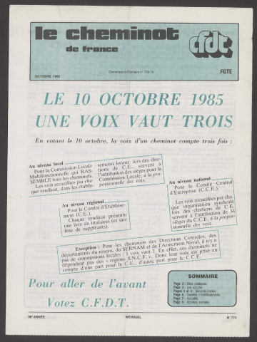 n°775, octobre 1985