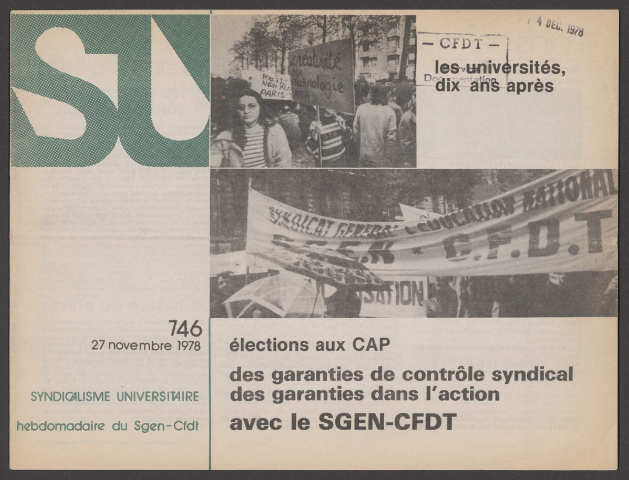 n°746, 27 novembre 1978