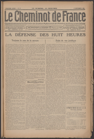 n°57, 1 septembre 1922