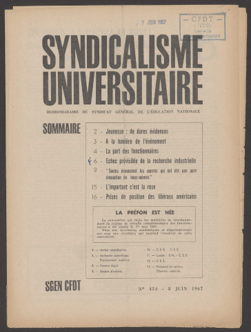 n°434, 8 juin 1967