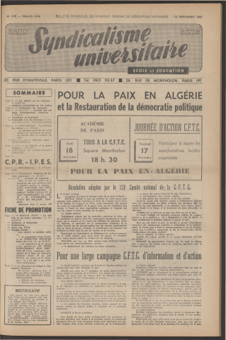 n°248, 15 novembre 1961