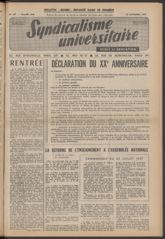 n°187, 27 septembre 1957