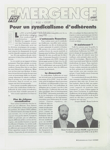 Emergence n°8 de juin 1995