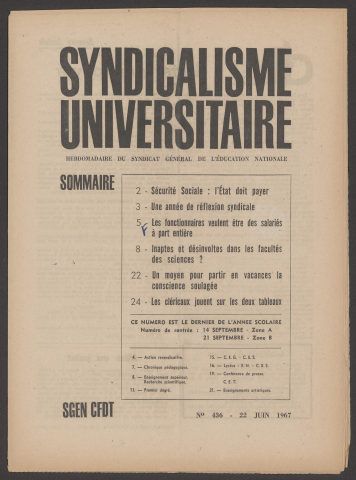 n°436, 22 juin 1967