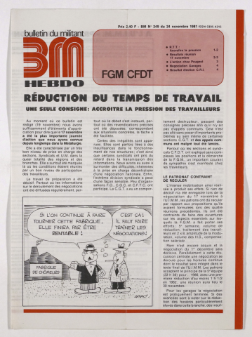 n°249, 24 novembre 1981