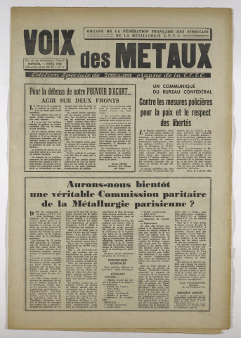 n°57, mars 1958
